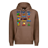 Chestnut god says i am autism Premium Hoodie - Artiststas