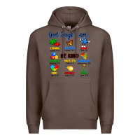 Coffee god says i am autism Premium Hoodie - Artiststas