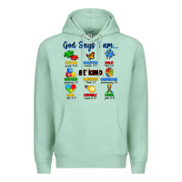 God Says I Am Autism Premium Hoodie | Teevron