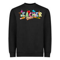 Black Easter Teacher Easter Day Heavyweight Sweatshirt - Neo Western