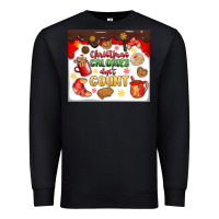 Black christmas calories don't count Premium Sweatshirt - MaliasSmallBusiness