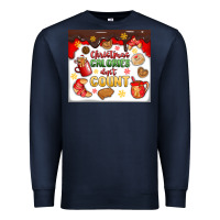 Navy christmas calories don't count Premium Sweatshirt - MaliasSmallBusiness