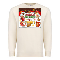 Sandshell christmas calories don't count Premium Sweatshirt - MaliasSmallBusiness