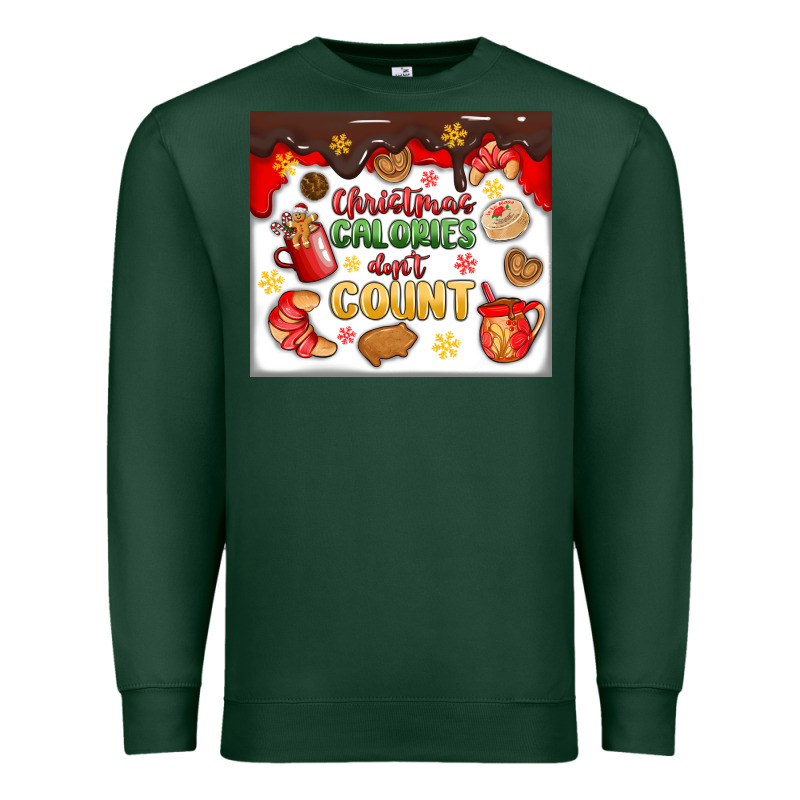 Christmas Calories Don't Count Premium Sweatshirt by MaliasSmallBusiness | Teevron