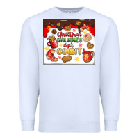 White christmas calories don't count Premium Sweatshirt - MaliasSmallBusiness
