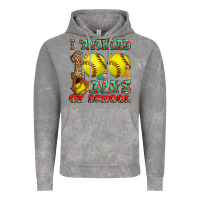 Cloud Rock i tackled 100 days of school softball Vintage Hoodie - Zillion Design Studio