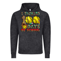 Vintage Black i tackled 100 days of school softball Vintage Hoodie - Zillion Design Studio