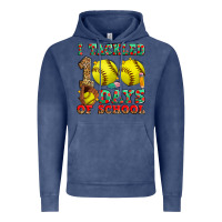 Vintage Denim i tackled 100 days of school softball Vintage Hoodie - Zillion Design Studio