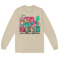 Mushroom nurse coffee scrubs rubber gloves Long Sleeve Tee - Jasminsmagicworld