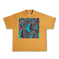 Peanut Butter turquoise lightning bolt seamless pattern Urban Heavy Tee - HRA Design Shop
