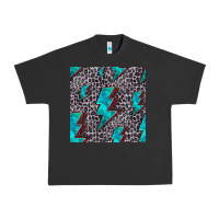 Pigment Black turquoise lightning bolt seamless pattern Urban Heavy Tee - HRA Design Shop