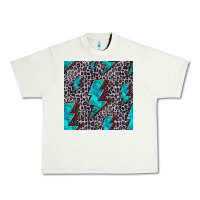 Pistachio turquoise lightning bolt seamless pattern Urban Heavy Tee - HRA Design Shop