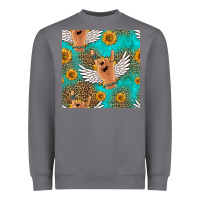 Rock N Roll Hands Seamless Pattern Heavyweight Sweatshirt | Teevron