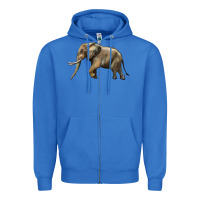 True Royal Elephant Zipper Hoodie - LillyAllenDesigns