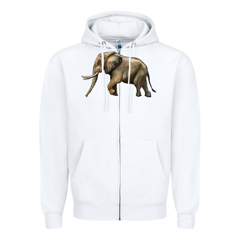 Elephant Zipper Hoodie by LillyAllenDesigns | Teevron
