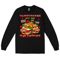 Black hamburger are my valentine Long Sleeve Tee - AdoDesignShop