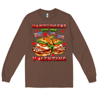 Chestnut hamburger are my valentine Long Sleeve Tee - AdoDesignShop