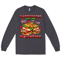 Smoke hamburger are my valentine Long Sleeve Tee - AdoDesignShop