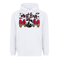 White wrestling mom Heavyweight Hoodie - MaliasSmallBusiness
