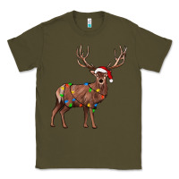 Army Green reindeer Classic Tee - JahusDesignShop