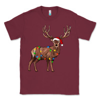 Burgundy reindeer Classic Tee - JahusDesignShop