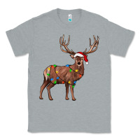 Heather Grey reindeer Classic Tee - JahusDesignShop