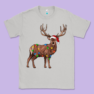 Reindeer Classic Tee Designed By Jahusdesignshop
