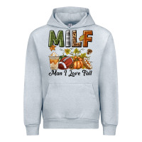 Heather Grey Milf Man I Love Fall Urban Hoodie - texasbilliewilder