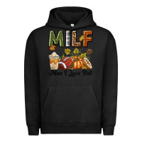 Pigment Black Milf Man I Love Fall Urban Hoodie - texasbilliewilder