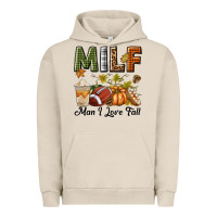 Pigment French Oak Milf Man I Love Fall Urban Hoodie - texasbilliewilder