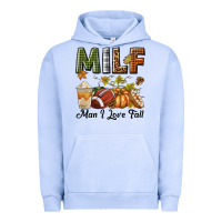 Pigment Grape Ice Milf Man I Love Fall Urban Hoodie - texasbilliewilder
