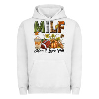 Pigment Lunar Rock Milf Man I Love Fall Urban Hoodie - texasbilliewilder