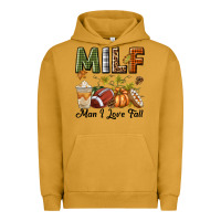 Milf Man I Love Fall Urban Hoodie | Teevron
