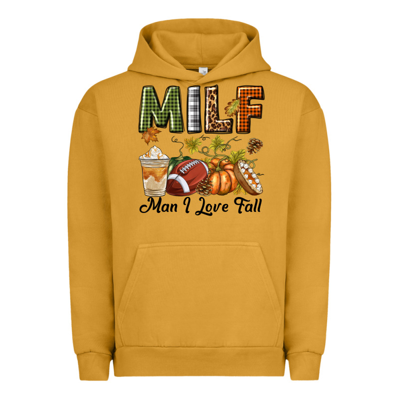 Milf Man I Love Fall Urban Hoodie by texasbilliewilder | Teevron