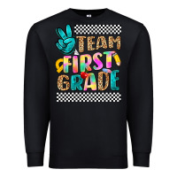 Black team first grade Premium Sweatshirt - NancyCooperArtShop