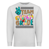 Dove Grey team first grade Premium Sweatshirt - NancyCooperArtShop