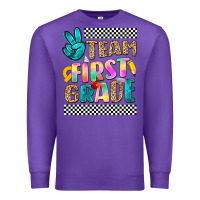 Purple team first grade Premium Sweatshirt - NancyCooperArtShop