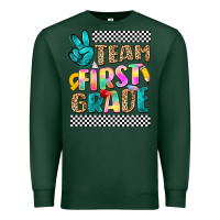 Sports Green team first grade Premium Sweatshirt - NancyCooperArtShop