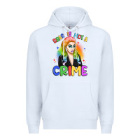 White drag is not a crime Premium Hoodie - Artiststas