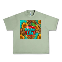 Oil Green teacher life Urban Heavy Tee - HRA Design Shop