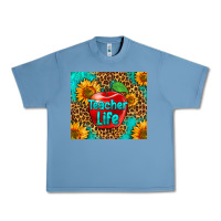 Pebble Blue teacher life Urban Heavy Tee - HRA Design Shop