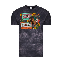 Cloud Black rodeo sunflower cactus cassette Vintage Tee - FaDigitalArtStudio