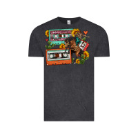 Vintage Black rodeo sunflower cactus cassette Vintage Tee - FaDigitalArtStudio