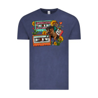 Vintage Denim rodeo sunflower cactus cassette Vintage Tee - FaDigitalArtStudio