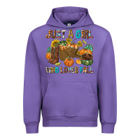 Tulip Just a Girl Who Loves Fall Urban Hoodie - texasbilliewilder