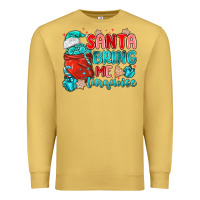 Antique Gold santa bring me turquoise Premium Sweatshirt - MaliasSmallBusiness