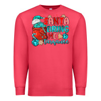 Cardinal santa bring me turquoise Premium Sweatshirt - MaliasSmallBusiness