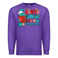 Purple santa bring me turquoise Premium Sweatshirt - MaliasSmallBusiness