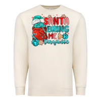 Sandshell santa bring me turquoise Premium Sweatshirt - MaliasSmallBusiness