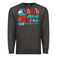Smoke santa bring me turquoise Premium Sweatshirt - MaliasSmallBusiness